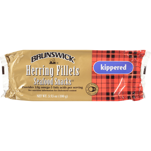 Brunswick Kippered Herring Fillets Seafood Snacks