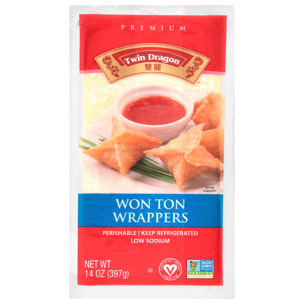 Twin Dragon Premium Won Ton Wrappers