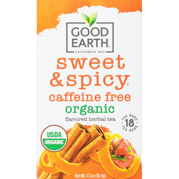 Good Earth Sweet & Spicy Caffeine Free Herbal Tea