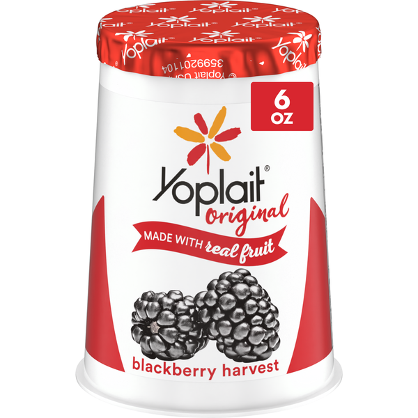 Yoplait Original Low Fat Blackberry Harvest Yogurt Cup