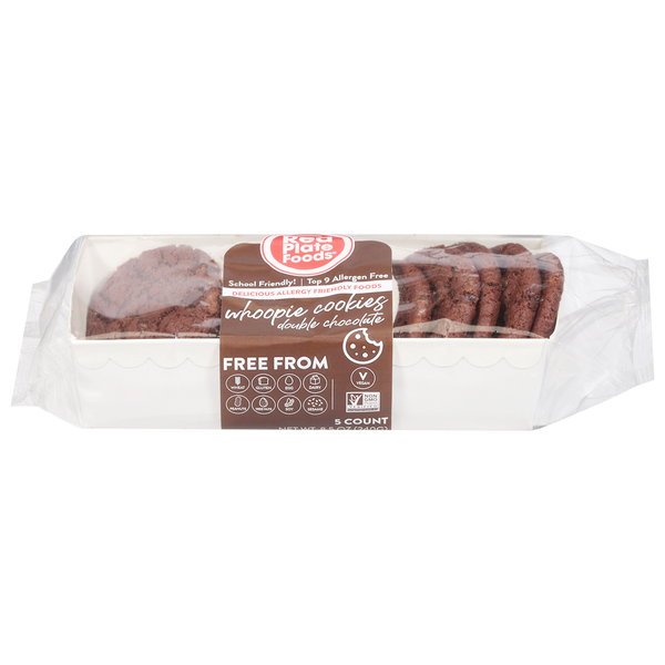 Red Plate Foods Double Chocolate Whoopie Cookies, Gluten Free & Vegan