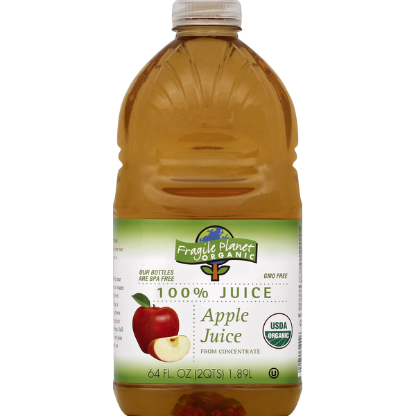 Fragile Planet Organic 100% Juice, Apple Juice