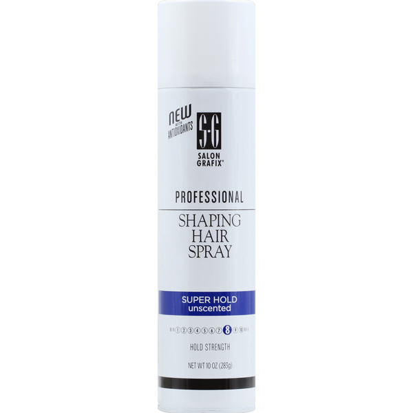 Salon Grafix Professional Shaping Hair Spray, Super Hold, Unscented