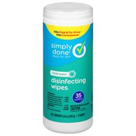 Simply Done Disinfecting Wipes, Fresh Scent️