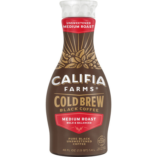 Califia Farms Pure Black Medium Roast Cold Brew Coffee