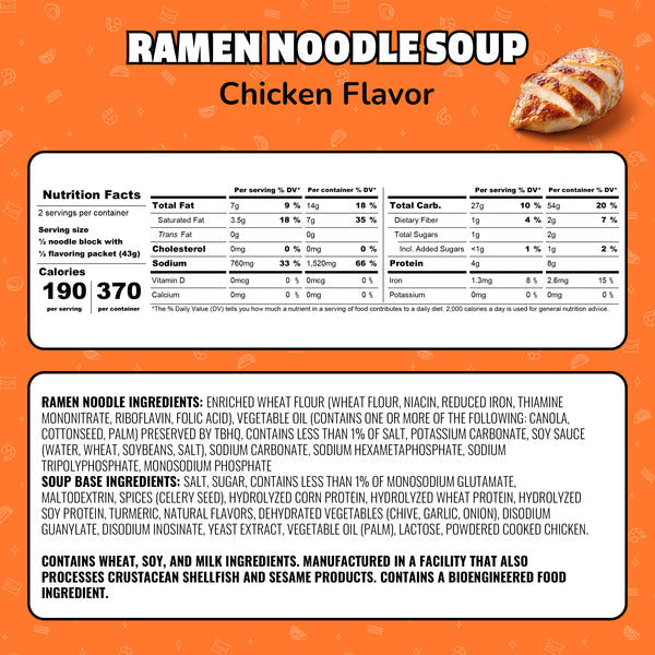 Maruchan Ramen Noodle Soup, Chicken