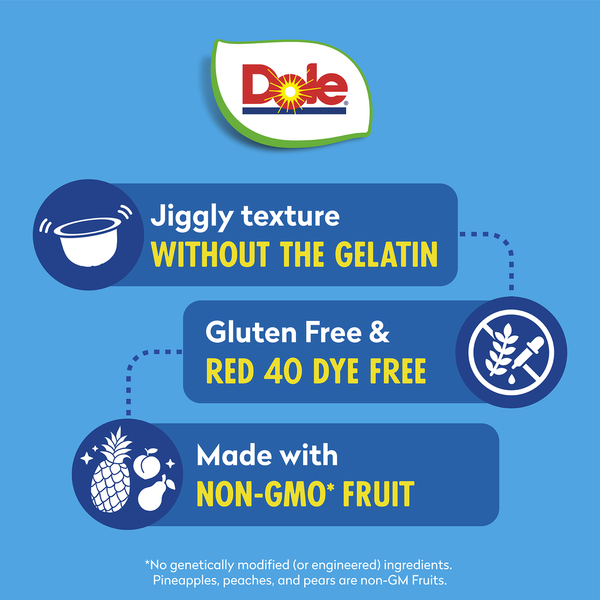 Dole Mixed Fruit, in Gel, Black Cherry