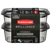 Rubbermaid Containers, Plastic, StainShield, 3.2 C...
️