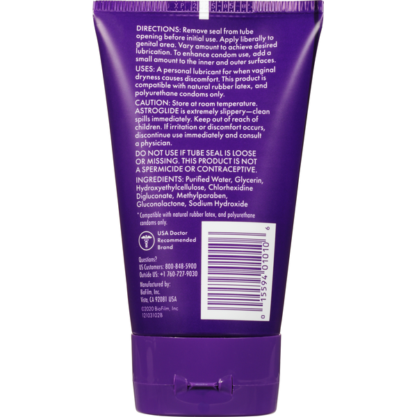 ASTROGLIDE Personal Lubricant, Gel