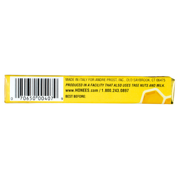 Honees Honey Lemon Menthol Eucalyptus Drops