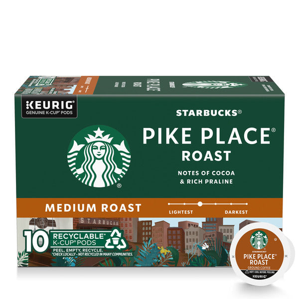 Starbucks Pike Place Medium Roast K-Cup Coffee