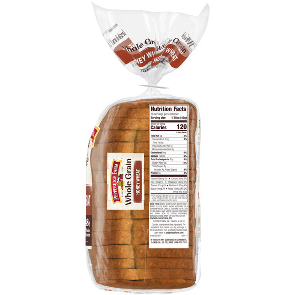 Pepperidge Farm Honey Wheat Bread DestGlow