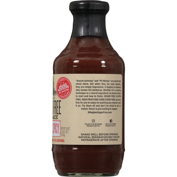 G Hughes Sugar Free Sweet & Spicy BBQ Sauce