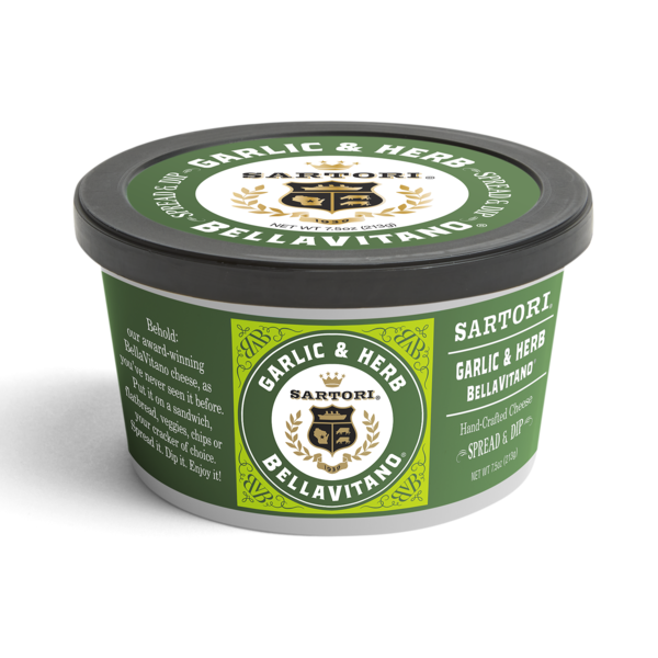 Sartori Garlic & Herb BellaVitano Spread & Dip