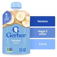 Gerber Stage 2 Baby Food Banana Puree Pouch️
