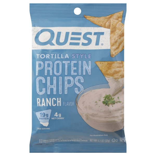 Quest Tortilla Style Ranch Flavor Protein Chips