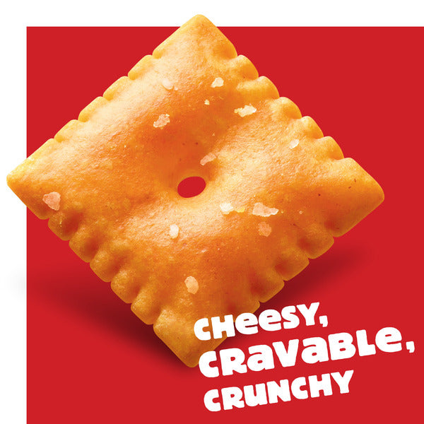Cheez-It Made with Whole Grain Cheese Crackers, Baked Snack Crackers, 12.4 oz