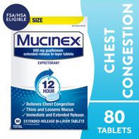 MUCINEX® 12 Hour Chest Congestion Expectorant Reli...
️
