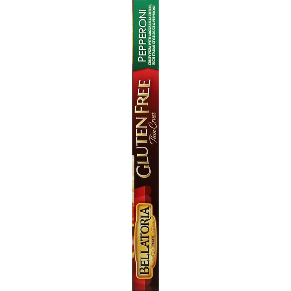 Bellatoria Pizza, Gluten Free, Pepperoni, Thin Crust