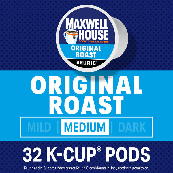 Maxwell House Original Roast Medium Roast Keurig K-Cup® Coffee Pods