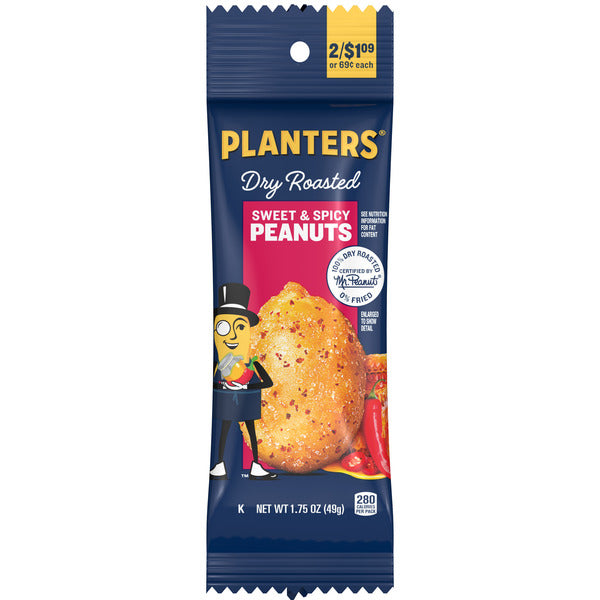 Planters Dry Roasted Sweet & Spicy Peanuts