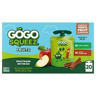 GoGo Squeez Applesauce, Variety Apple Cinnamon️ DestGlow