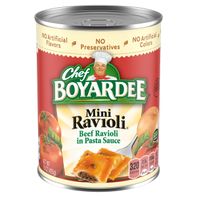 Chef Boyardee Mini Ravioli, Beef Ravioli in Pasta ...
️