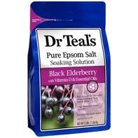Dr Teal’s Pure Epsom Salt Soak, Black Elderberry w...
️