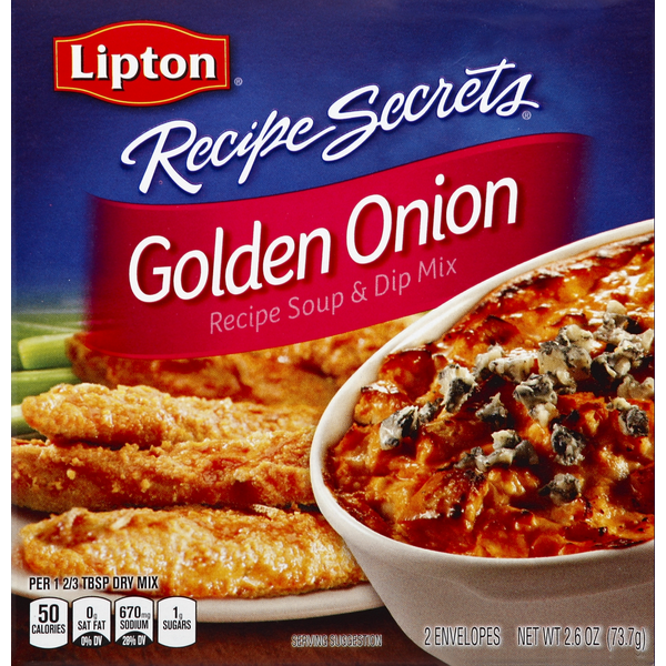 Lipton Recipe Soup & Dip Mix, Golden Onion