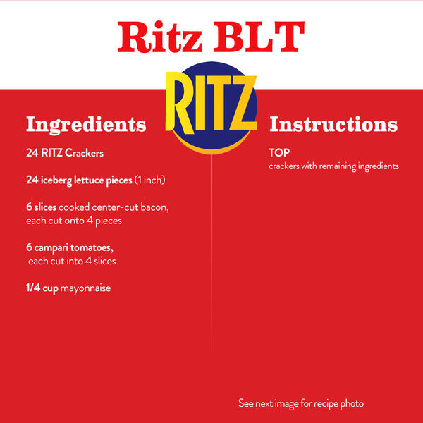 Ritz Original Crackers, Snacks For Kids And Adults, Lunch Snacks 27.4 oz