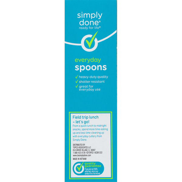 Simply Done Spoons H/D White