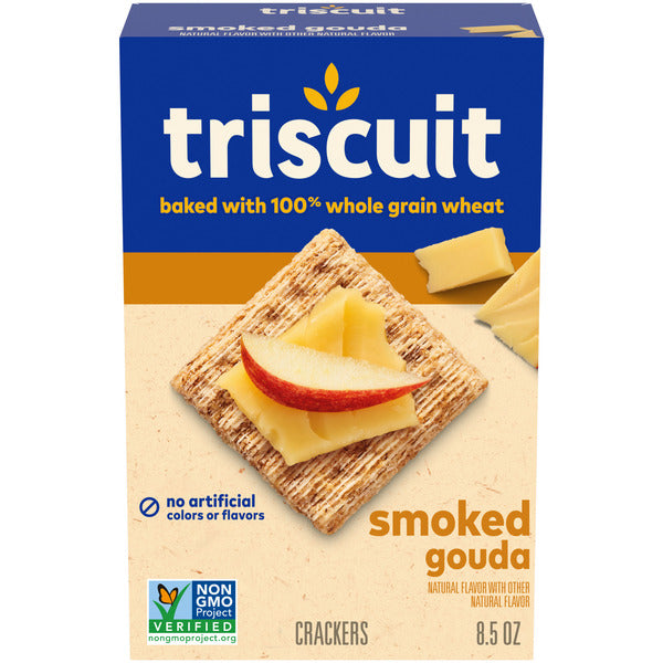 TRISCUIT Smoked Gouda Whole Grain Wheat Crackers
