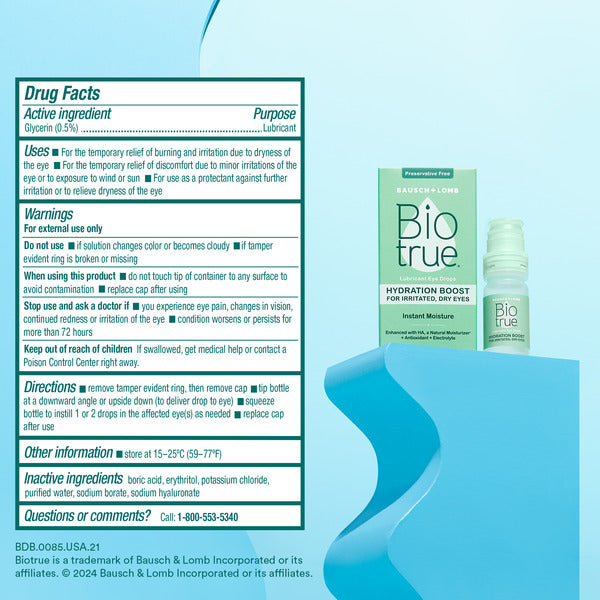 Biotrue® Lubricant Eye Drops