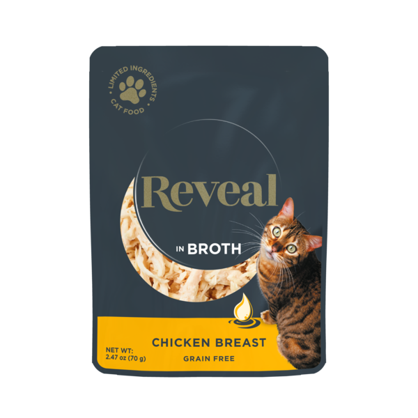 Reveal Natural Wet Cat Food, Chicken Breast in Broth