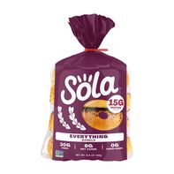SOLA Everything Bagels, High Protein, Zero Added S...
️