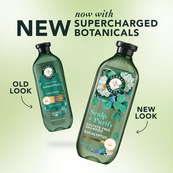 Herbal Essences Eucalyptus + Potent Aloe Sulfate Free Shampoo Scalp Balance