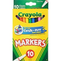 Crayola Fine Line Classic Colors Markers️