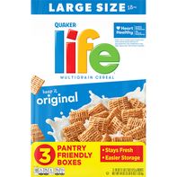 Quaker Cereal, Multigrain, Original, Large Size️