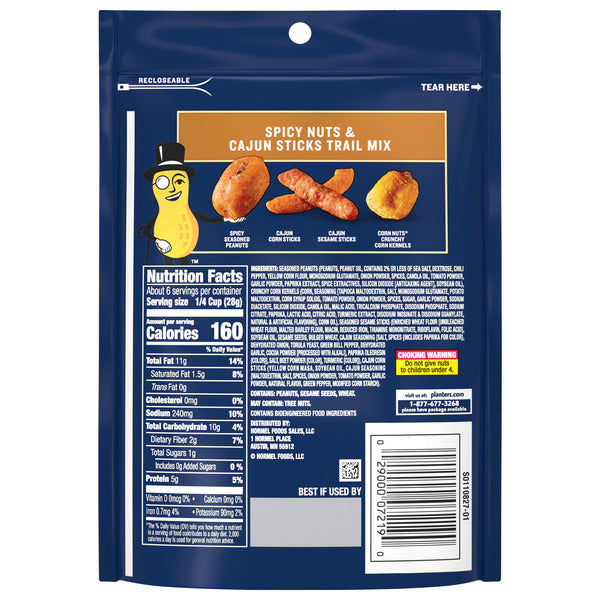 Planters Spicy Nuts & Cajun Stix, 6 OZ
