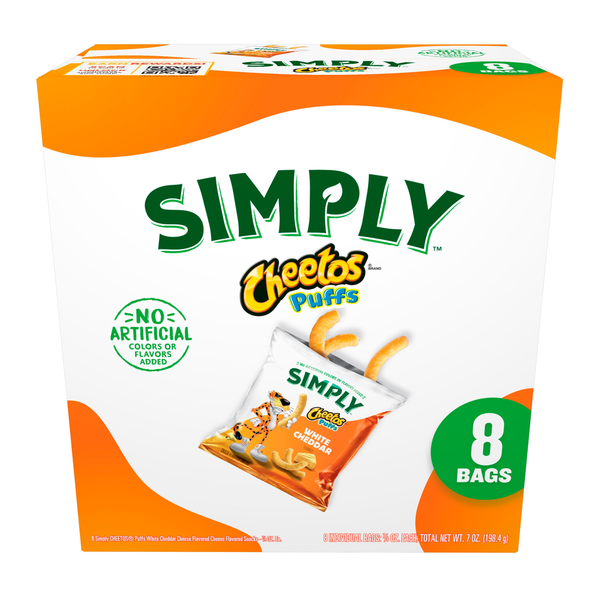 Cheetos White Cheddar Cheese Flavored Puffs
