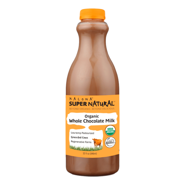 Kalona SuperNatural Organic, Whole Chocolate Milk, Grass-fed Cows