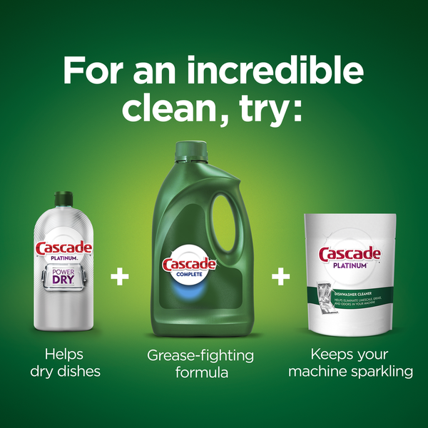 Cascade Complete Gel Dishwasher Detergent, Fresh Scent