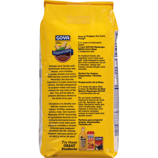 Goya Corn Meal, White, Pre-Cooked