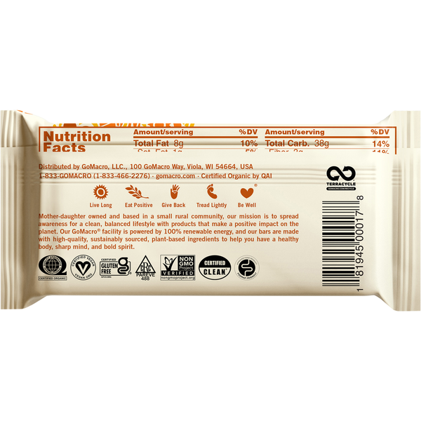 GoMacro Sunflower Butter + Chocolate MacroBar