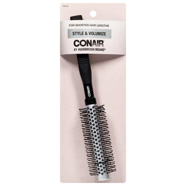 Conair Style & Volumize 12-Row Full Round Metal Barrel Brush