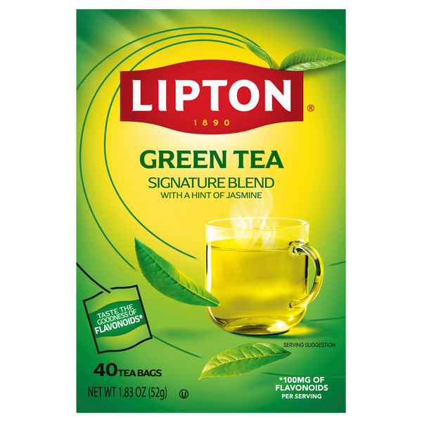 Lipton Tea Bags Signature Blend Green Tea