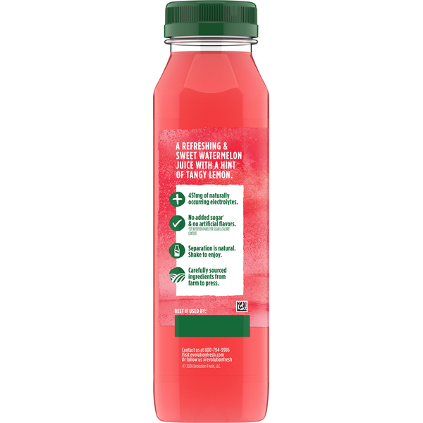 Evolution Fresh Hydration Cold Pressed Mighty Watermelon & Lemon Juice Blend