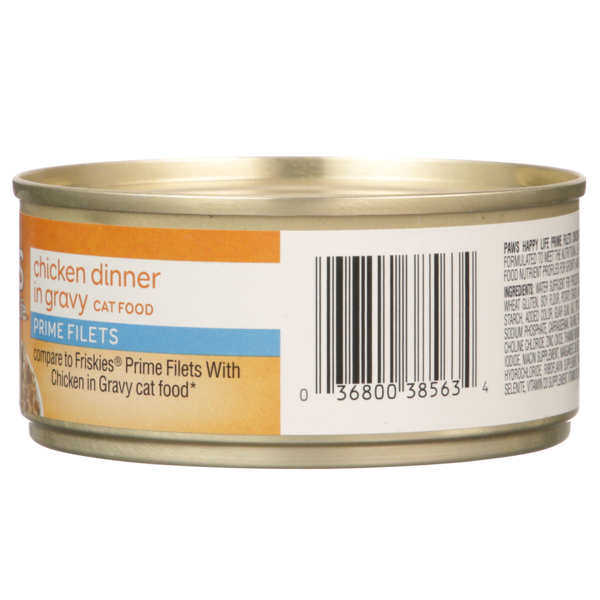 Paws Happy Life Chicken Dinner In Gravy Prime Filets Cat Food