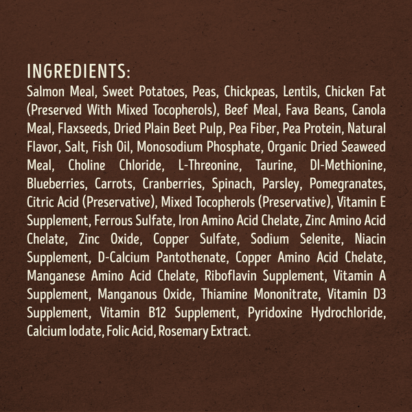 Supreme Source Salmon Meal And Sweet Potato Recipe Grain-Free Dog Food DestGlow