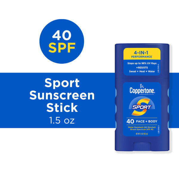 Coppertone Sunscreen Stick, SPF 40 Sunscreen